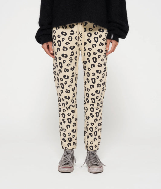JOGGERS DE LEOPARDO gris