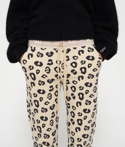JOGGERS DE LEOPARDO gris
