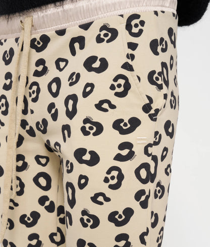 JOGGERS DE LEOPARDO gris