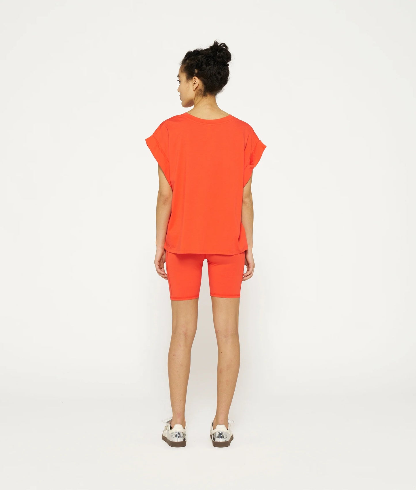 CAMISETA DE PUNTO ANCHA poppy red