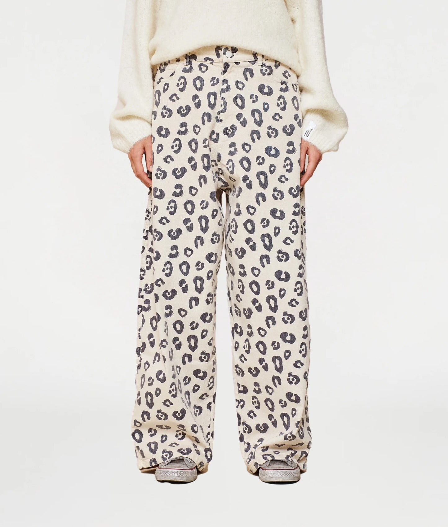 JOGGER ANCHO DE SARGA LEOPARDO