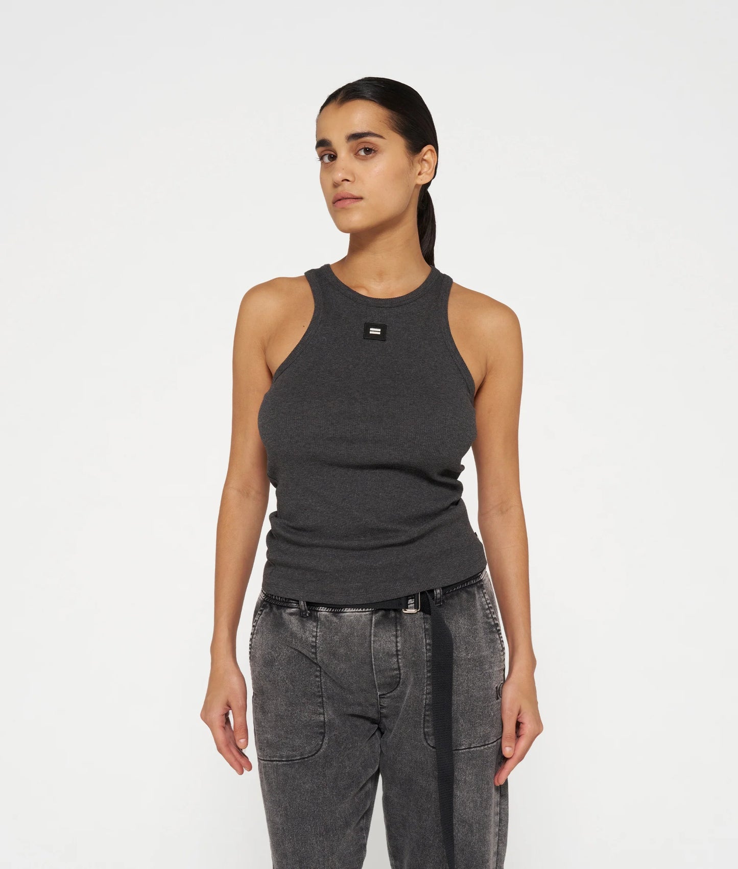 CAMISETA SIN MANGAS gris