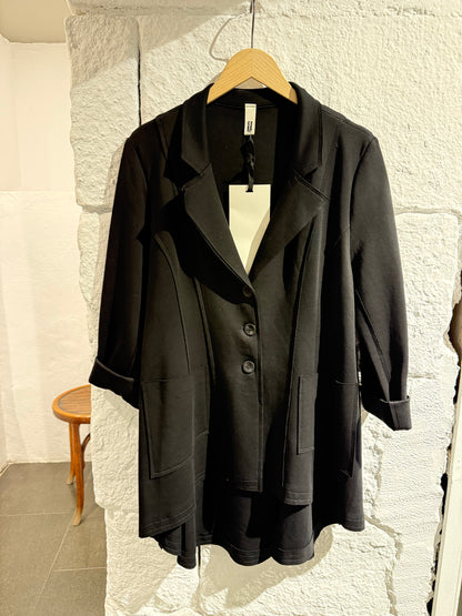 Chaqueta punto milano negro