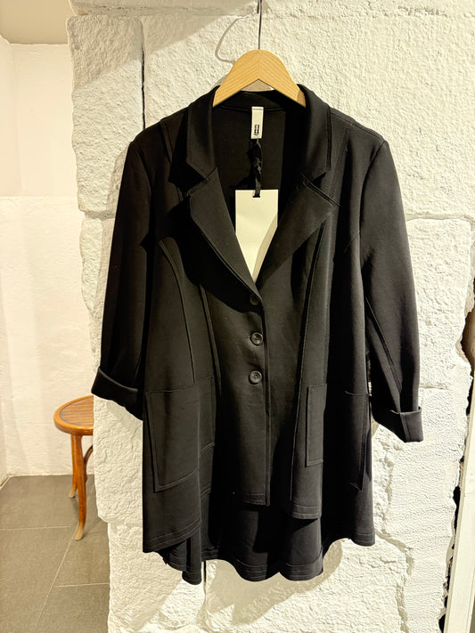 Chaqueta punto milano negro