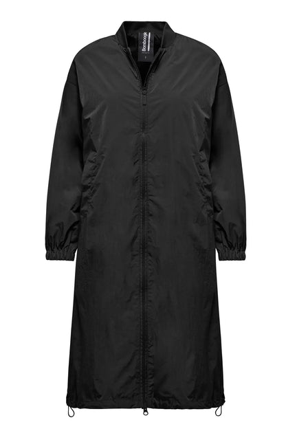 OVERSIZE NYLON BOMBER Black