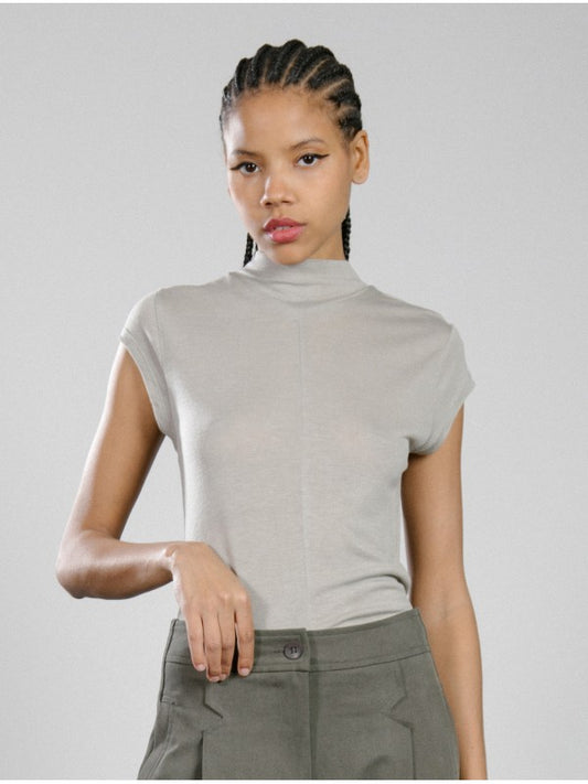 CAMISETA DE VISCOSA piedra