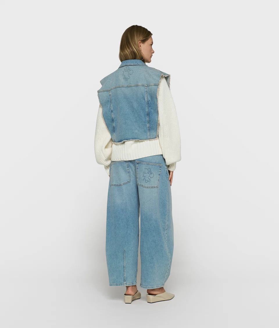 PANTALONES vaqueros anchos