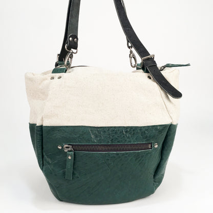SAC BARCINO GRANDE Canvas/Moss