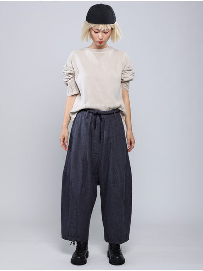 PANTALÓN DE TIRO LARGO Gris