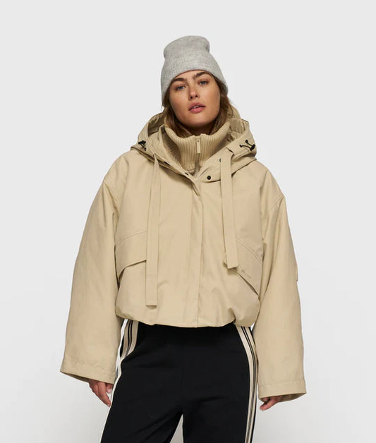 PARKA BOMBER pure sand