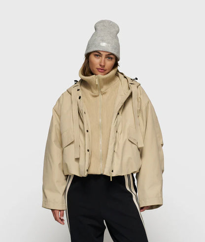 PARKA BOMBER pure sand