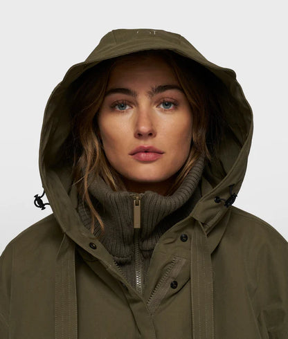 PARKA BOMBER dark olive