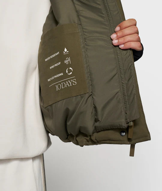 PARKA BOMBER dark olive
