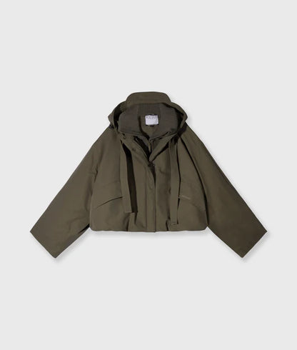 PARKA BOMBER dark olive