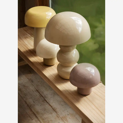 Lámpara de mesa caqui