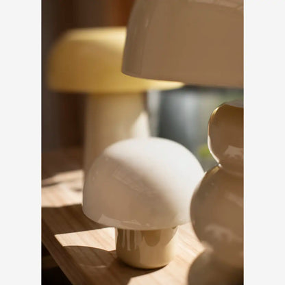 Lámpara de mesa caqui