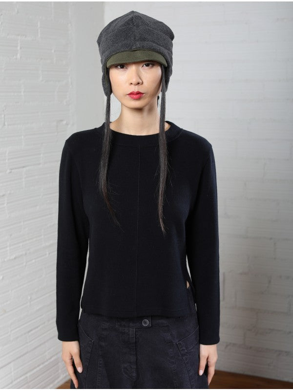 JERSEY de algodón-negro