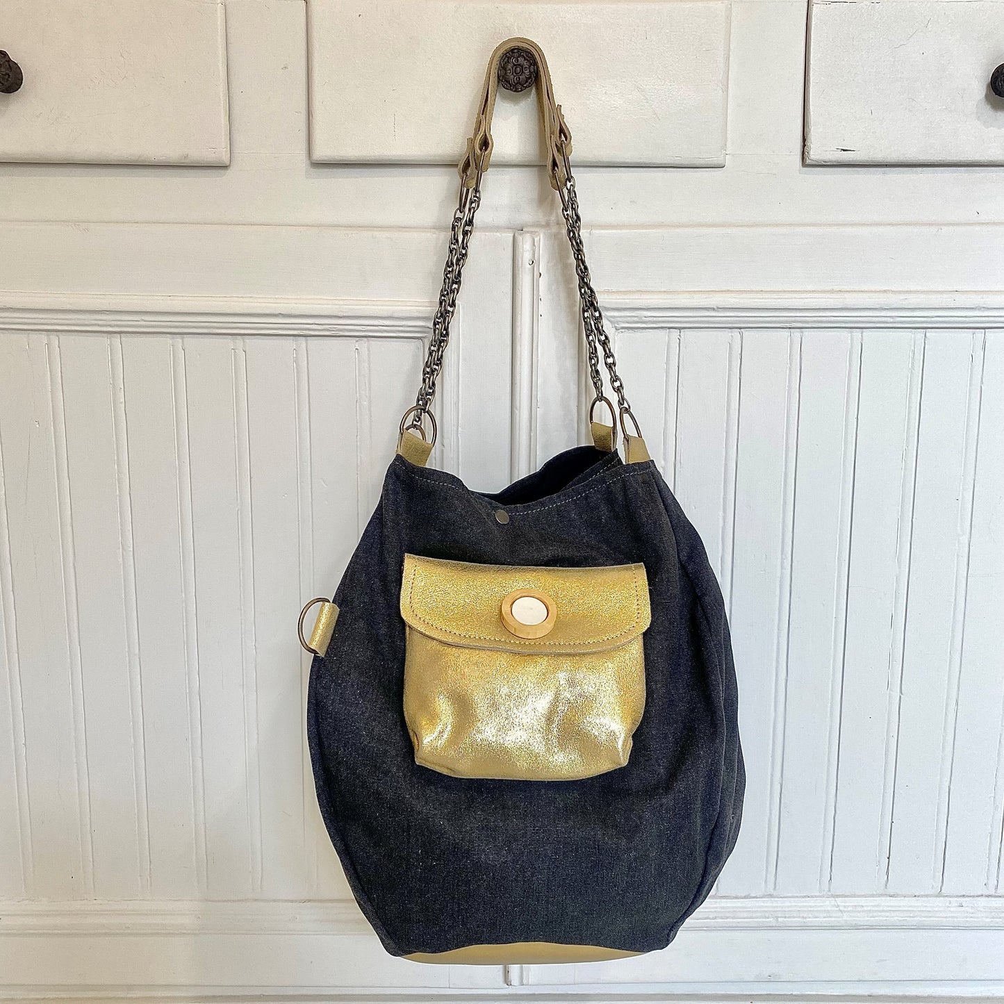 SAC BARCINO GRANDE Black/Oro