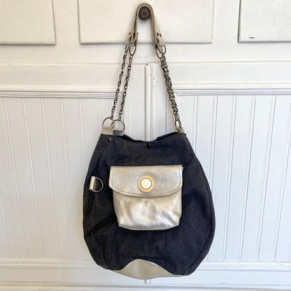 SAC BARCINO GRANDE Black/Plata